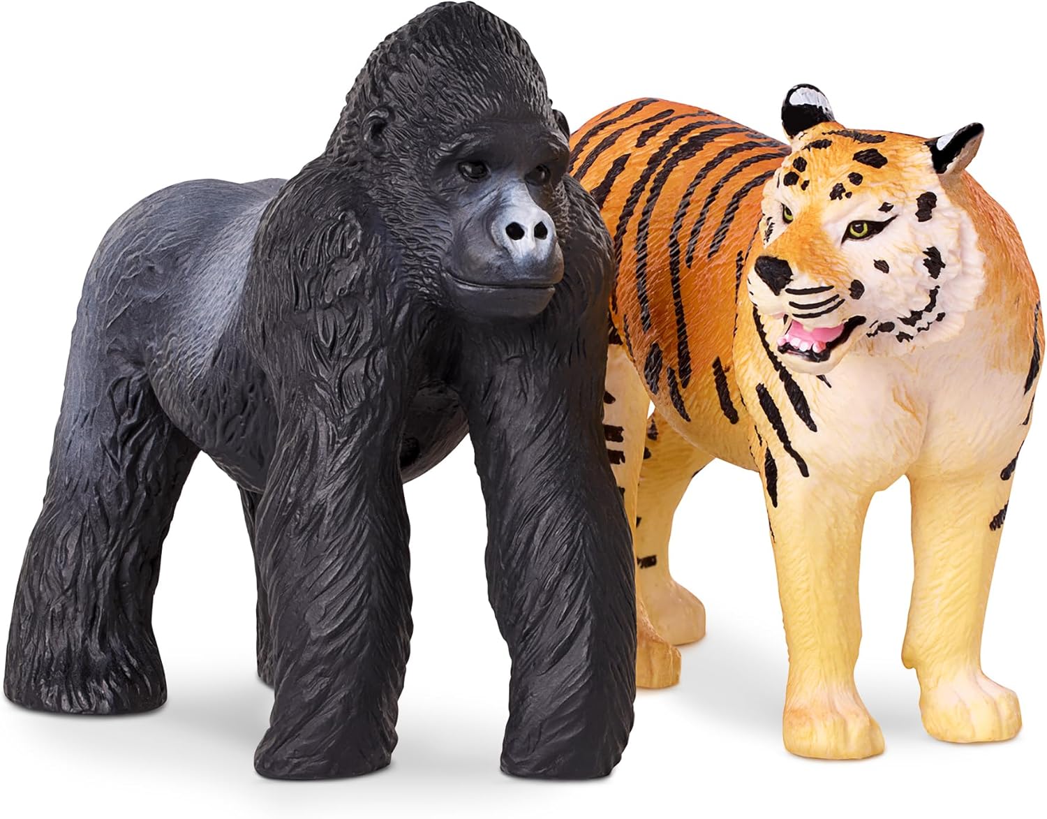 Terra by Battat – Realistic Jungle Animal Figurines, Plastic Lion, Tiger & Gorilla Toys – Collectible Animal Toys for Kids & Toddlers, Pretend Play, Educational Toy 3+ Years