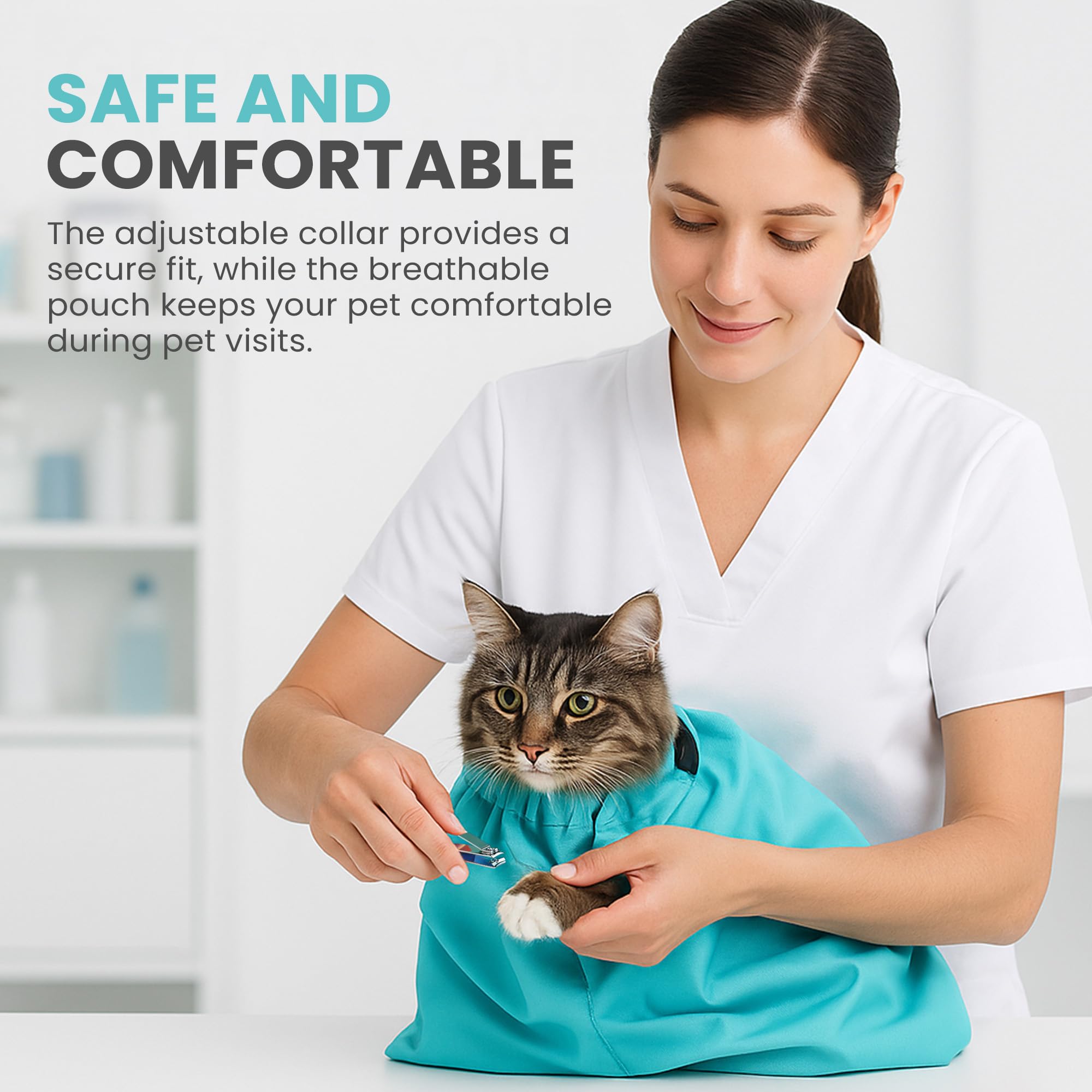 Purrfect della l' Originale Visto in TV. Il Vettore Comfy Cat & Grooming Sacco in One, One Size Fits Most, Lexi Myrtle