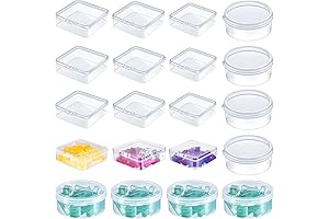 20 Pcs Clear Board Game Tokens Storage Containers Trays