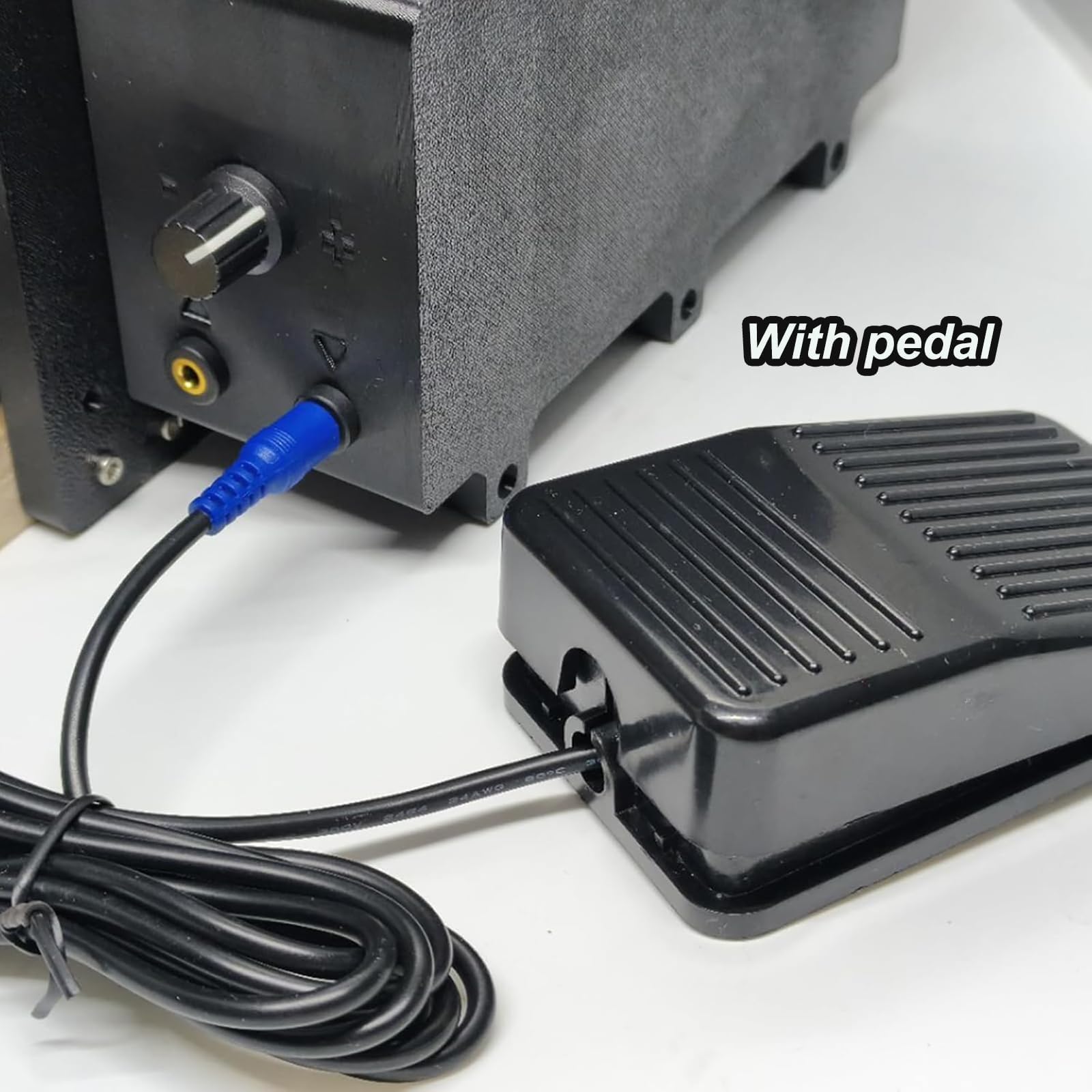 Zgrzeblarka do wełny, elektryczna zgrzeblarka bębenkowa do majsterkowania, z pedałem nożnym i zmienną prędkością, szybkie mieszanie kolorów, czesanie i wirowanie Tworzenie projektów filcowych