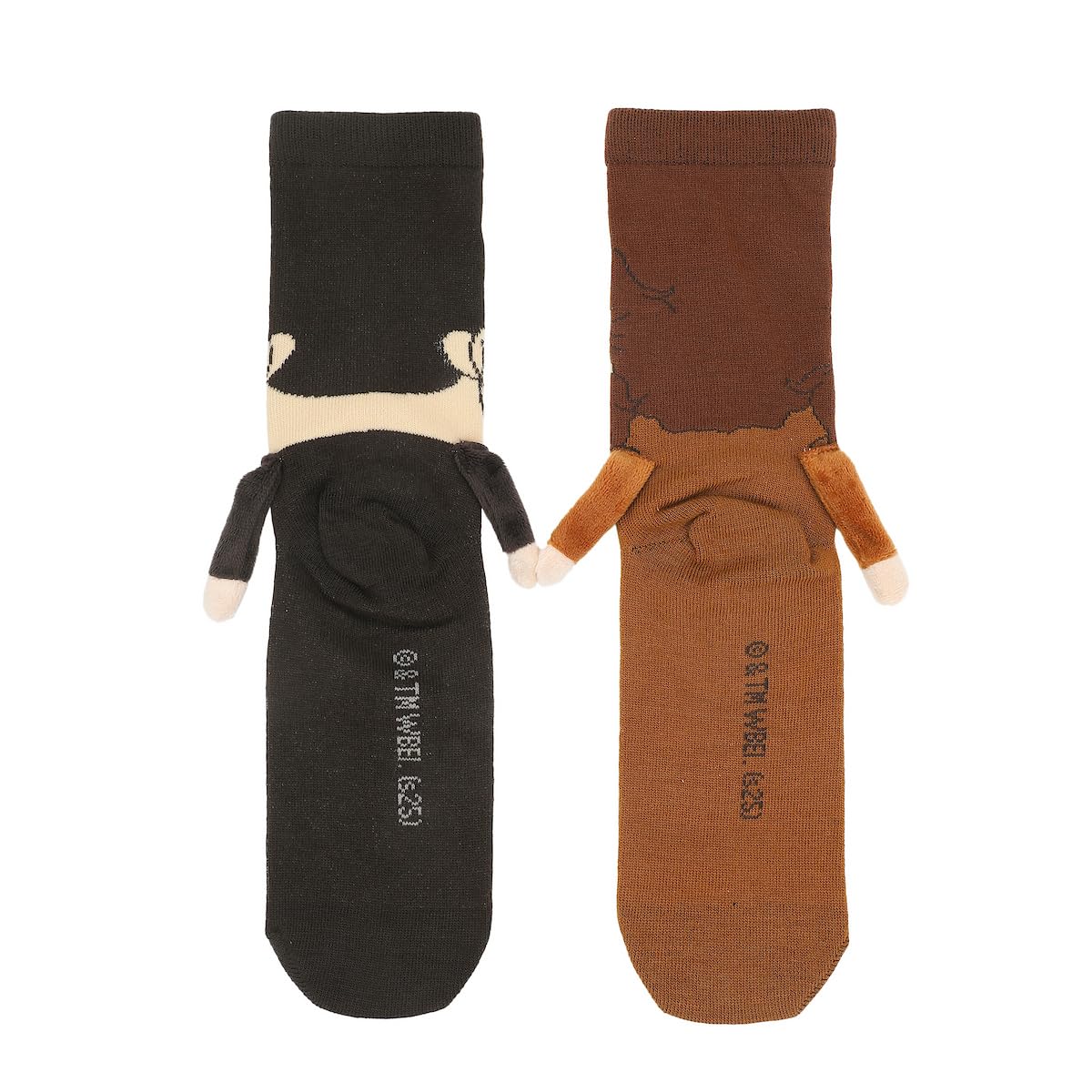 Bioworld Harry Potter Harry & Hagrid - Calcetines casuales para mujer con brazos 3D