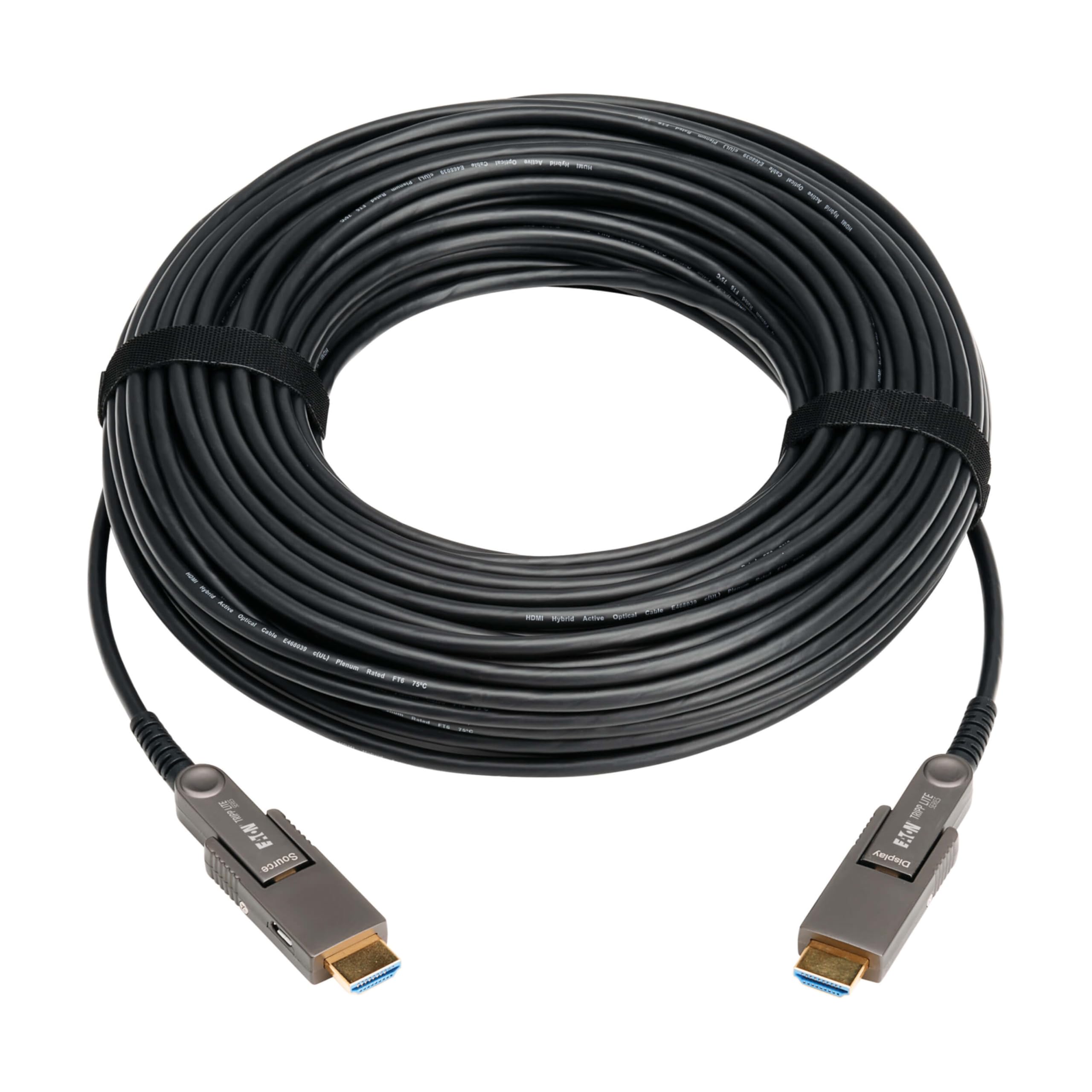 Tripp Lite Long Distance 8K HDMI Fiber Active Optical Cable (AOC