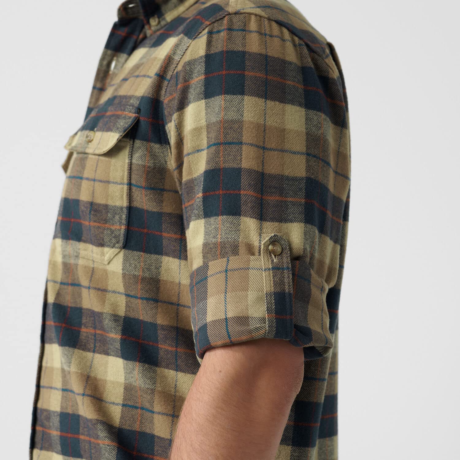 Fjällräven Męska koszula Singi Heavy Flannel M, Black/Deep Forest, XXL, czarny/głęboki las, XXL