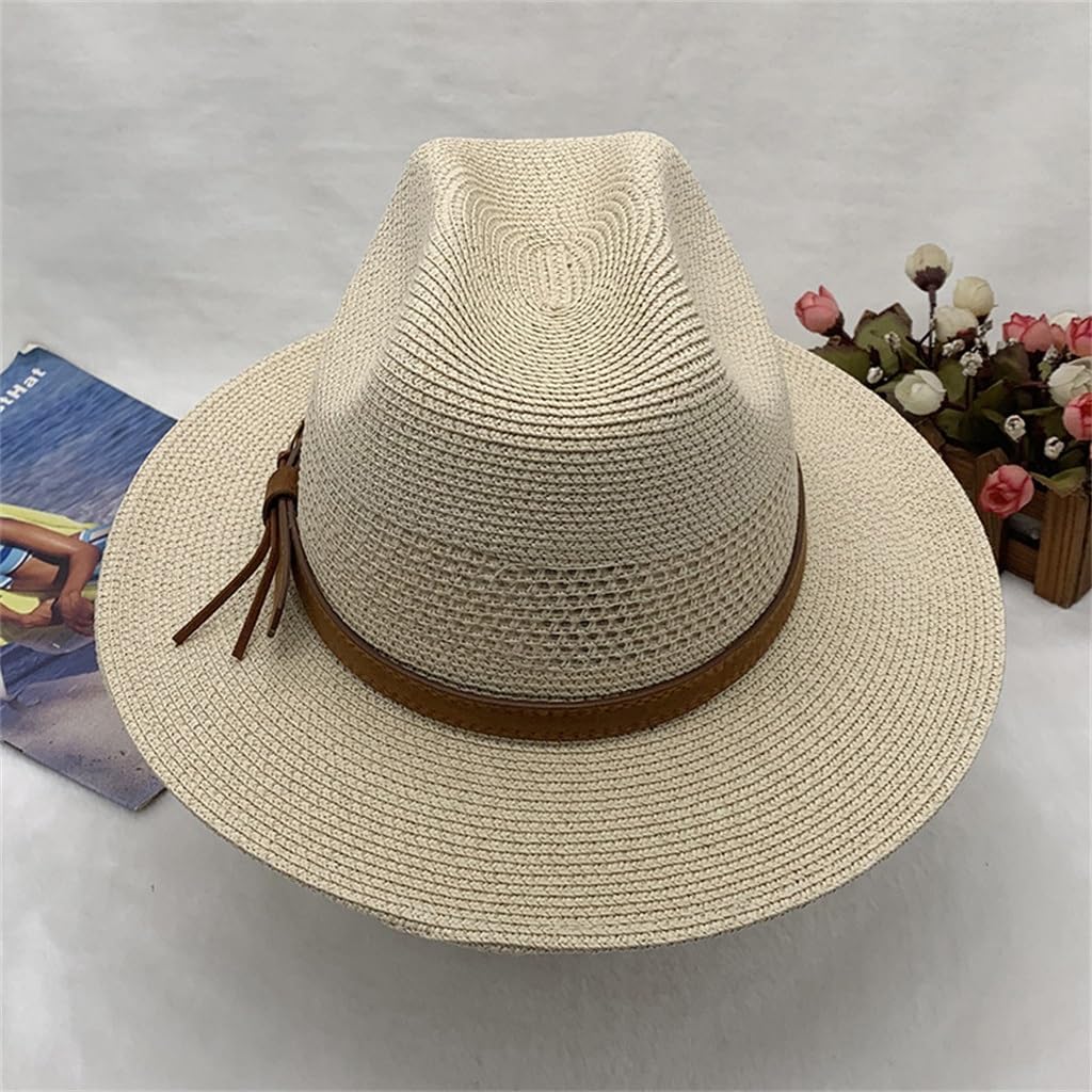 Men's Top Hat Panama Sun Shading Beach Women's Jazz