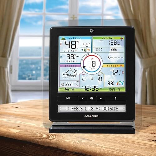 Miniatura 3 de AcuRite Wireless Home Station 01536 con sensor 5-1 y monitoreo meteorológico Android iPhone