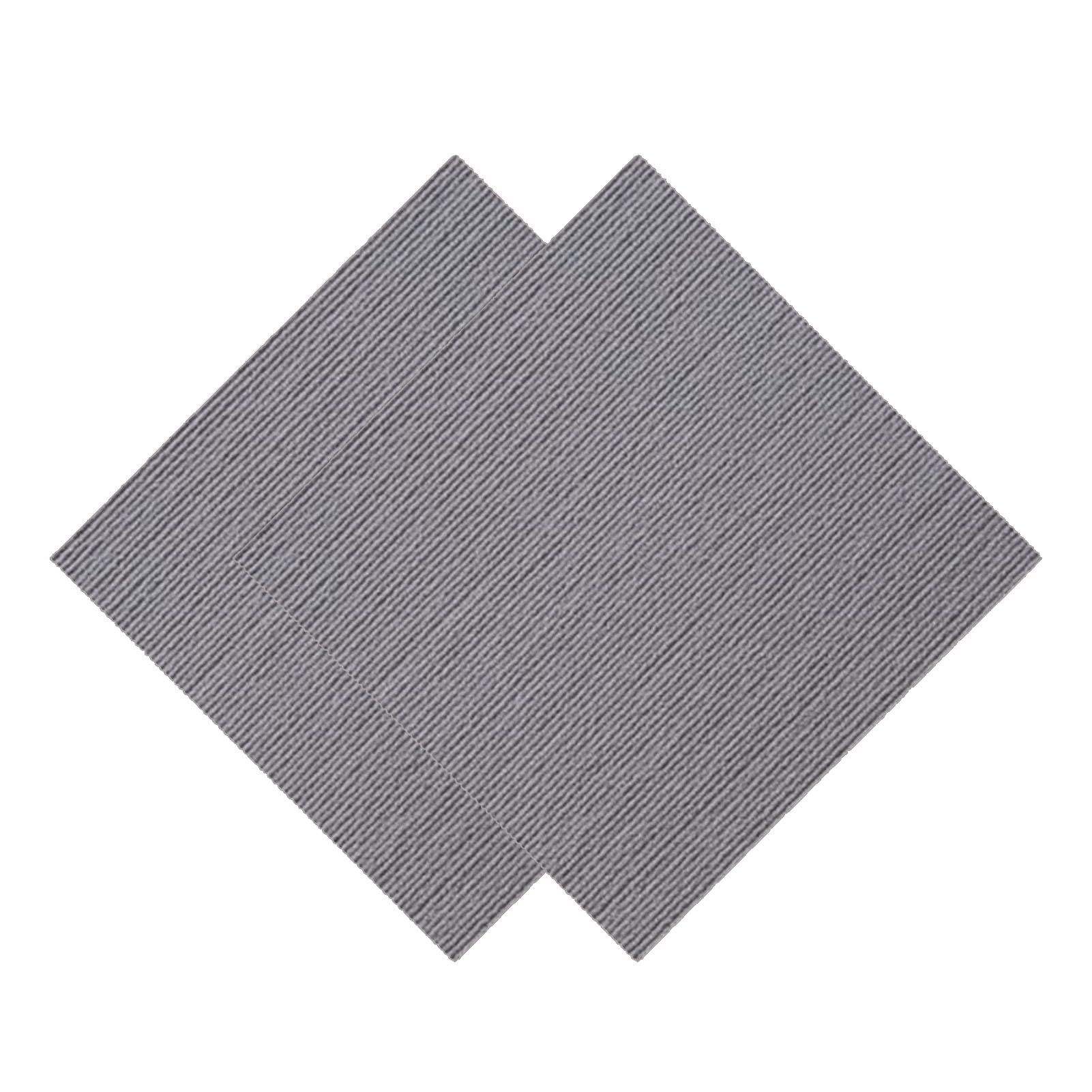 Teppichfliesen für Zuhause, 10 Stück, selbstklebend, zum Abziehen und Aufkleben, 30,5 x 30,5 cm, waschbare Bodenmatte, rutschfest, geräuschreduzierend