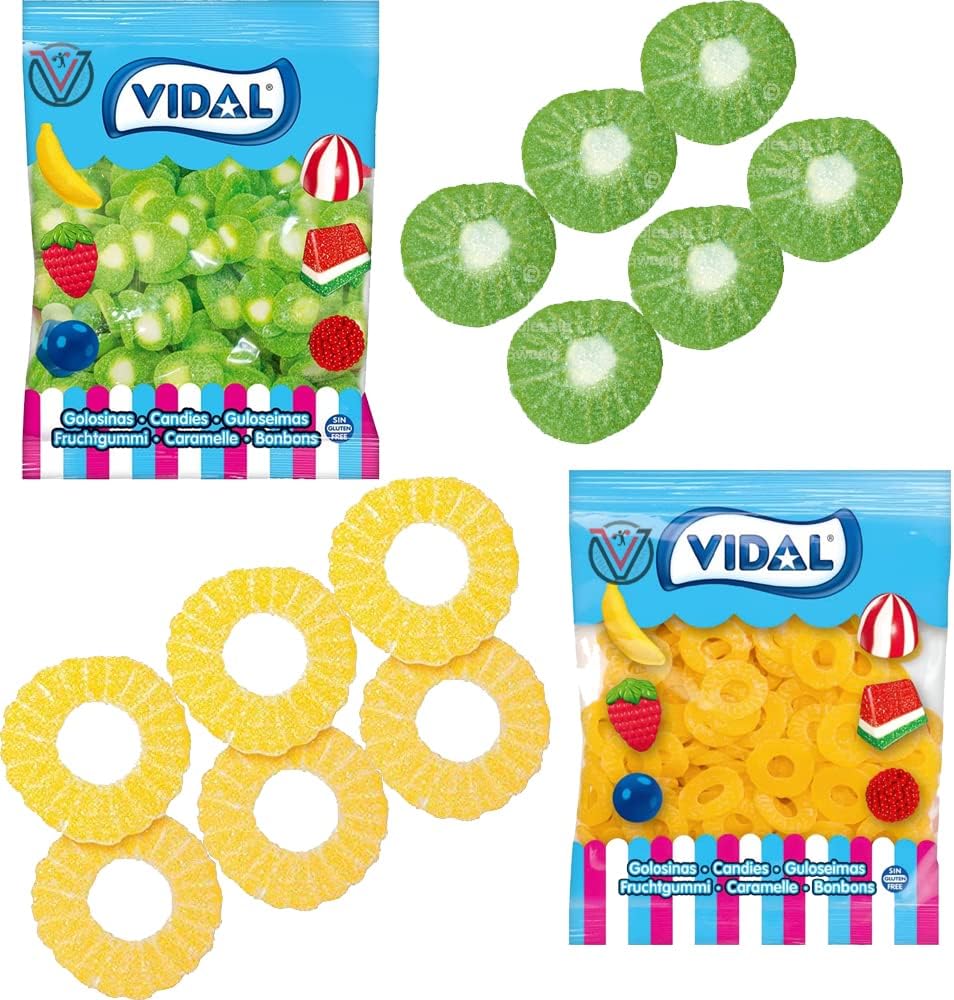 Vidal Sour Kiwi & Pineapple Slices | Pick Any Your favourite Flavour and Quantity