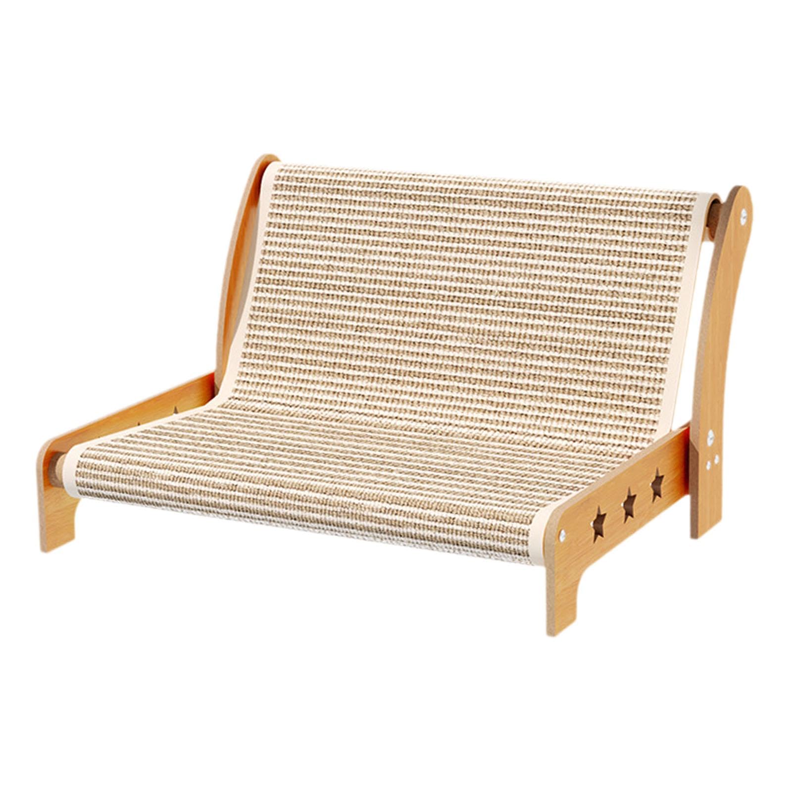 Griffoir pour Chat Fauteuil Inclinable Lit Divan Planche à Griffer Conception 2 en 1 Polyvalente pour Le Grattage et La Convient pour Les Chat, Size S