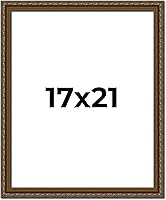 Vista 21 de Marco de fotos completo de madera dorada envejecida de 16 x 20 pulgadas con plexiglás acrílico UV, parte trasera de tablero de espuma y accesorios