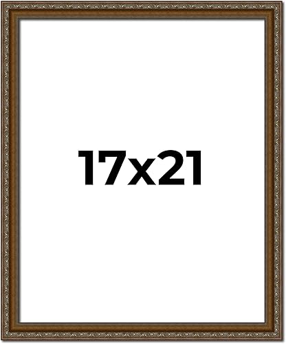 Miniatura 21 de Marco de fotos completo de madera dorada envejecida de 16 x 20 pulgadas con plexiglás acrílico UV, parte trasera de tablero de espuma y accesorios