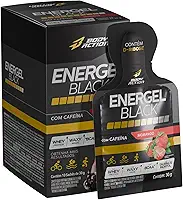 Energel Black 10 Sachês Sabor Morango Bodyaction