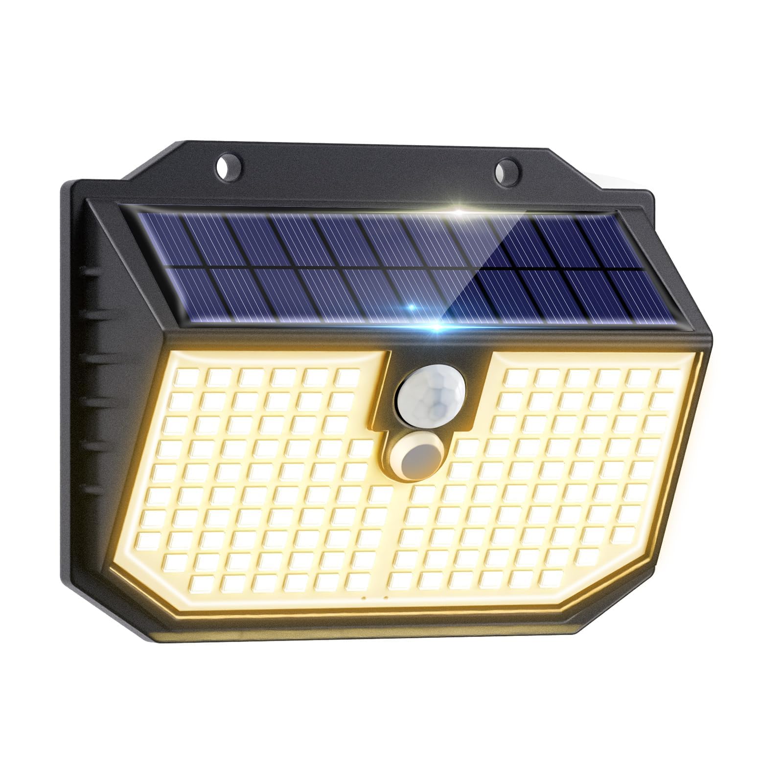 nipify Outdoor Solar Lights,Upgraded 5000K Neutral Solar Security/Wall Light, 3 Modes Motion Sensor and IP65 Waterproof Solar Lights Outdoor Garden for Outside Driveway Porch Garage Backyard (4 Pack) — view 14