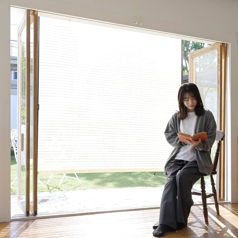 Amazon | 山善(YAMAZEN) 突っ張り目隠しサンシェード 日除け