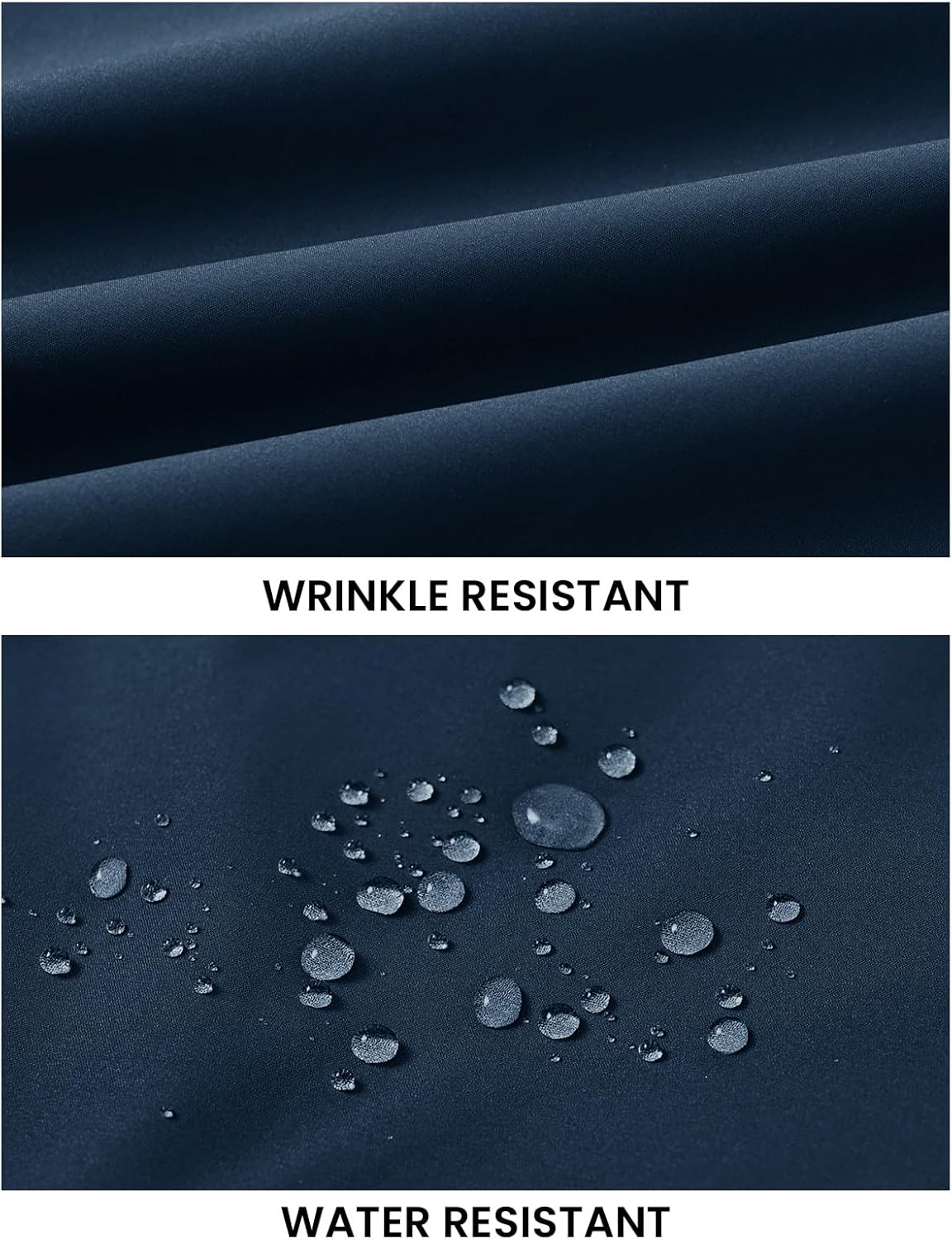 Rdruko Men's Golf Vest Lightweight Outerwear Windproof Water Resistant Grid Lining Vest with Zipper Pockets for Casual - Image 5