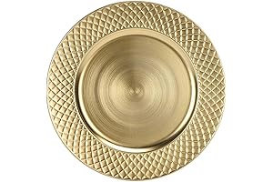 Gold Charger Plates Set of 6