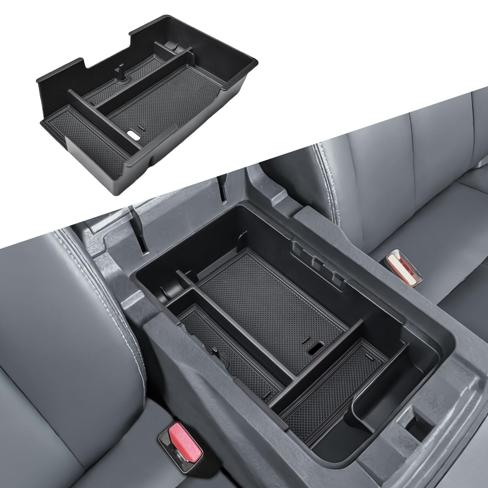 RUNROAD Center Console Organizer For Nissan 2017-2024 Murano Accessories | Armrest Storage Tray, Insert Middle Console Dividers For Murano, More Hidden Space,Sunglasses Phone Holder,Items Within Reach