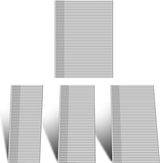 16 Gauge Straight Finish Nails,1-1/4", 1-1/2", 2", 2-1/2", Project Pack for Pneumatic, Electric Finish Nailer or Nail Gun (304 Stainless Steel)