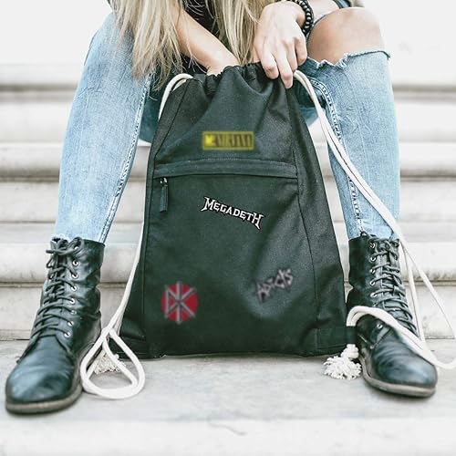 Miniatura 2 de Aplicación Megadeth Silver Logo Patch Novedad