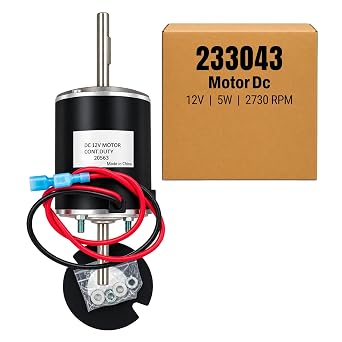233043 Motor Dc 12v W/Gasket 55w, 2730 RPM | Exact Fit Replacement for Suburban 233043 | Sharptek Supply OEM