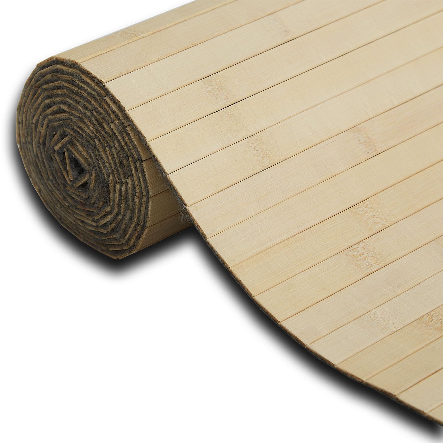 Homestyle4u Paravent en bambou naturel - En forme de vague - 145 cm de haut - Pliable - Brise-vue - Pour appartement, bureau à domicile - Cloison de séparation - Article 3140