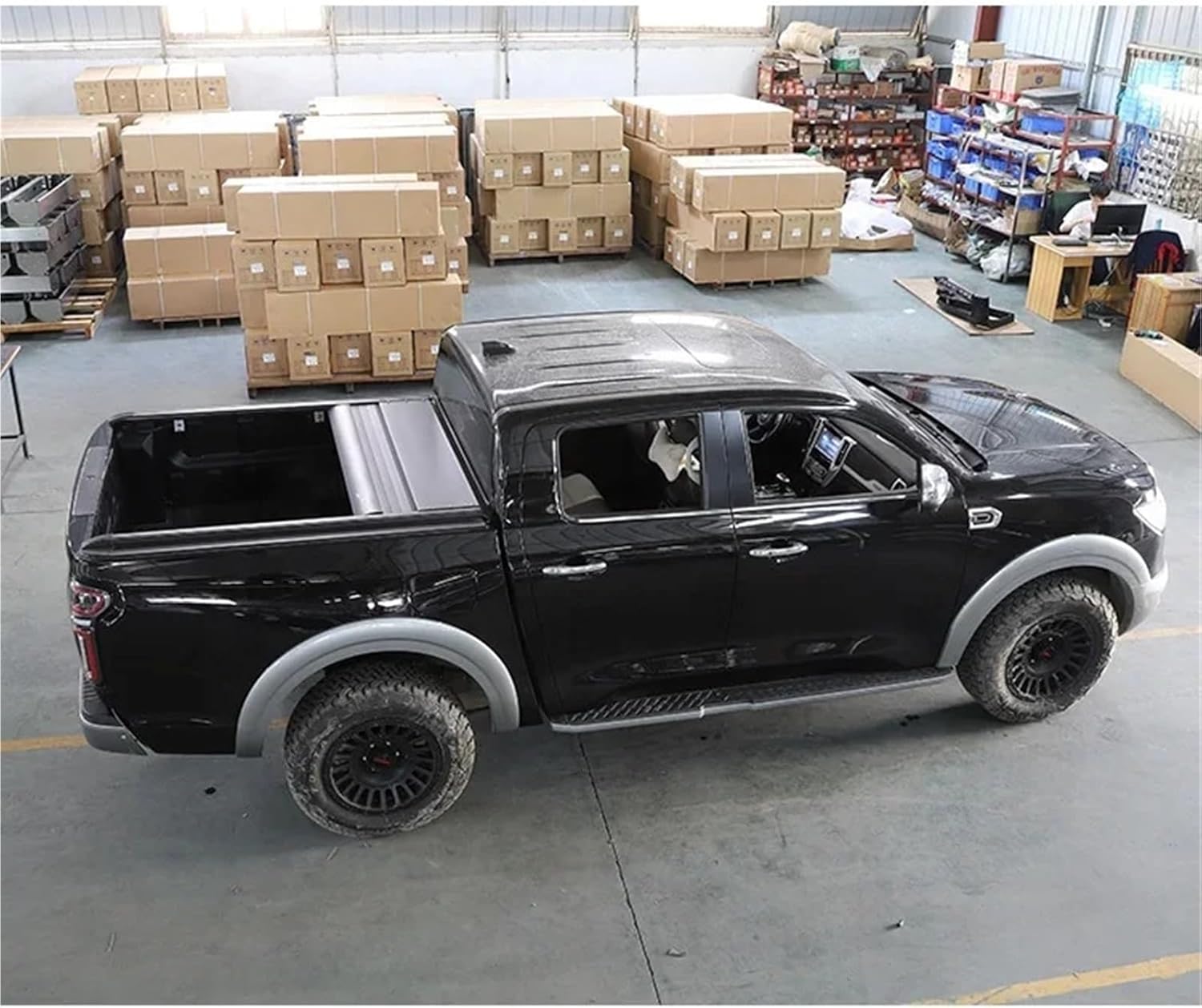 Retractable Pickup Truck Bed Cover Roller Lid Compatible with Hilux Vigo