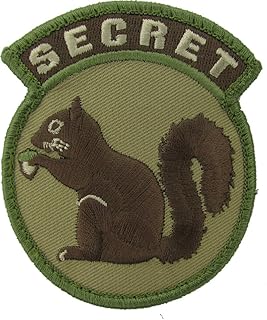 MilSpec Monkey Secret Squirrel Morale Patch (MULTICAM), Brown, Small