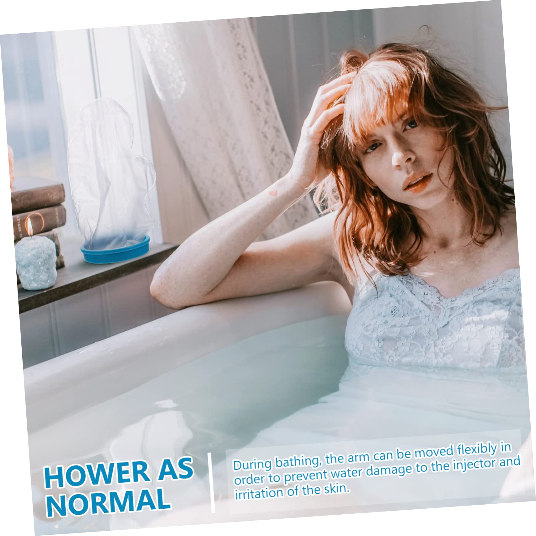 Beavorty Waterproof Hands Cast Cover Injured Hand Protector Reusable Shower Limb Sleeve