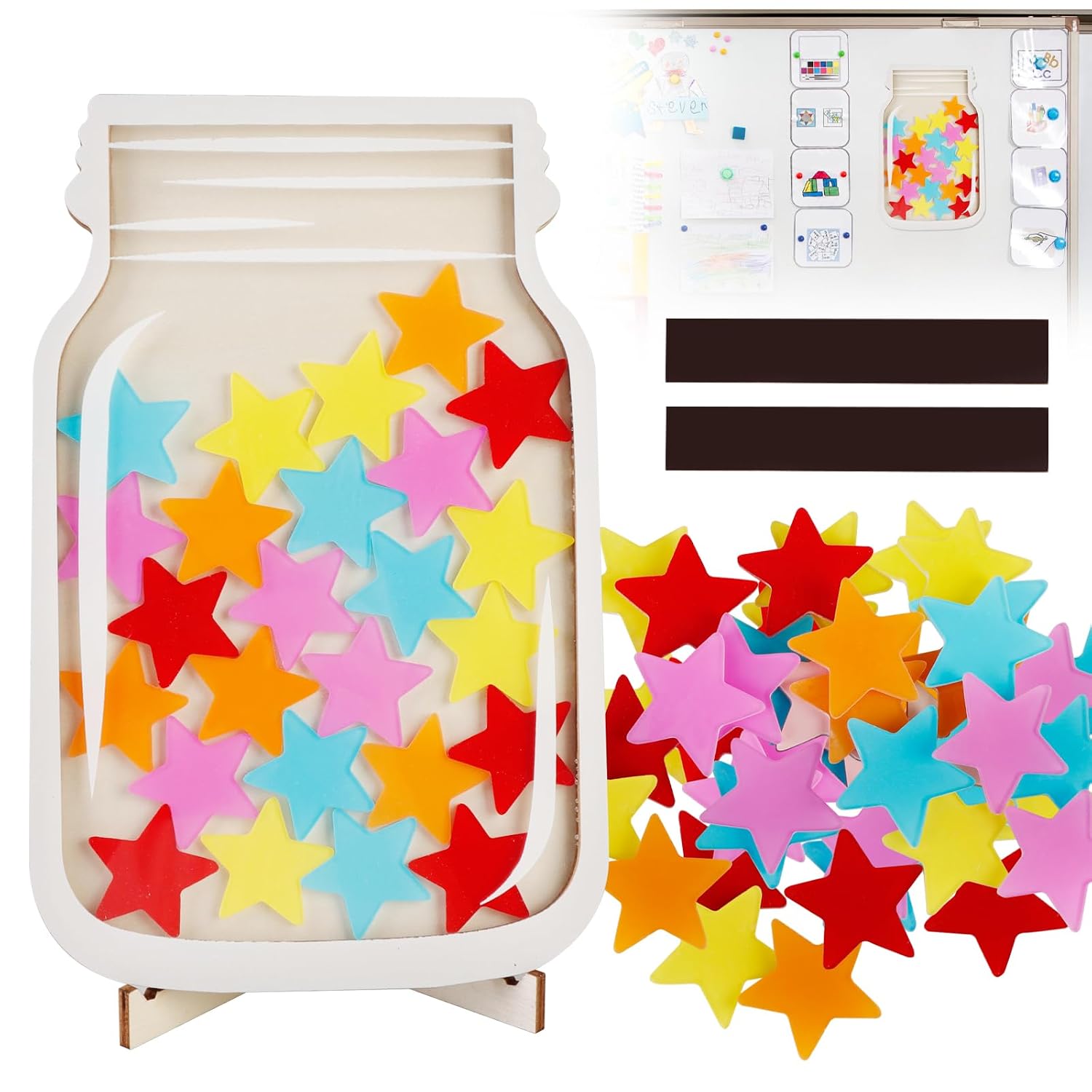 Magnetic Reward Jar for Classroom and Kids