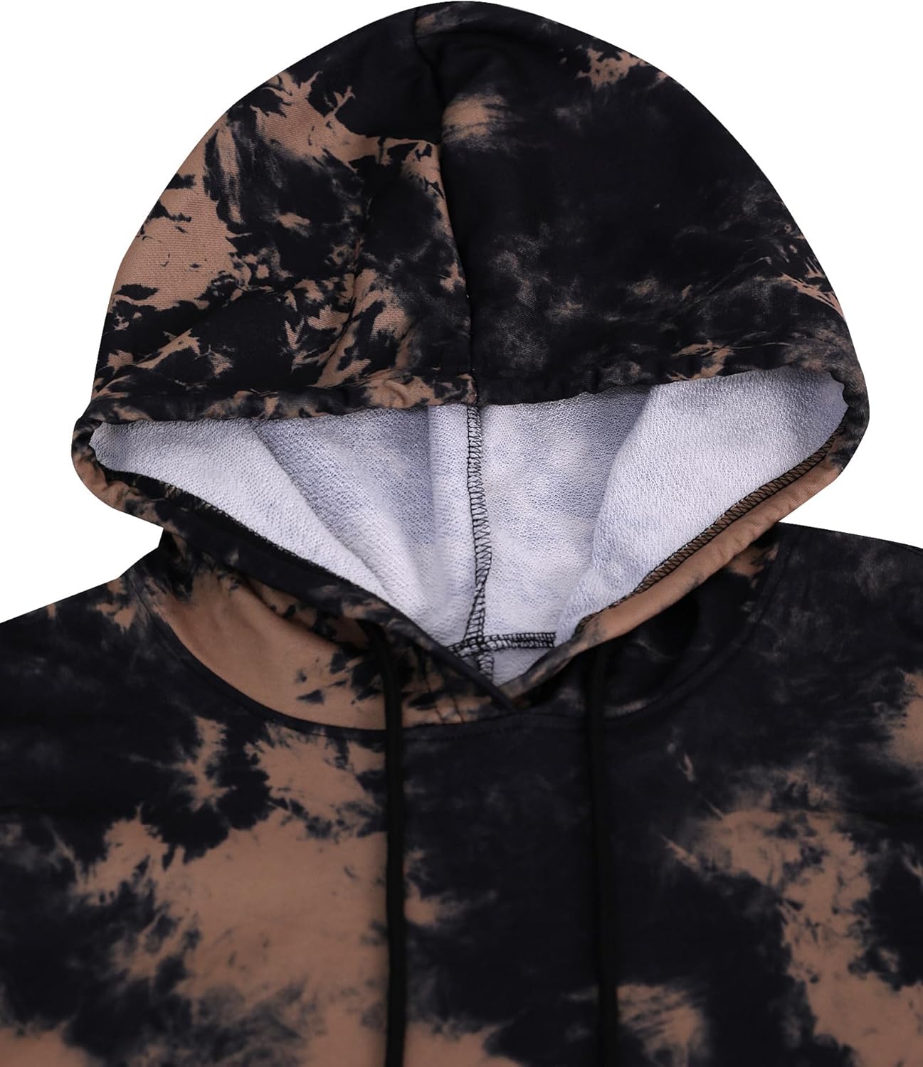 Remidoo Women's Hoodies Pullover Long Sleeve Cropped Sweatshirt Loose Shirt - Image 3