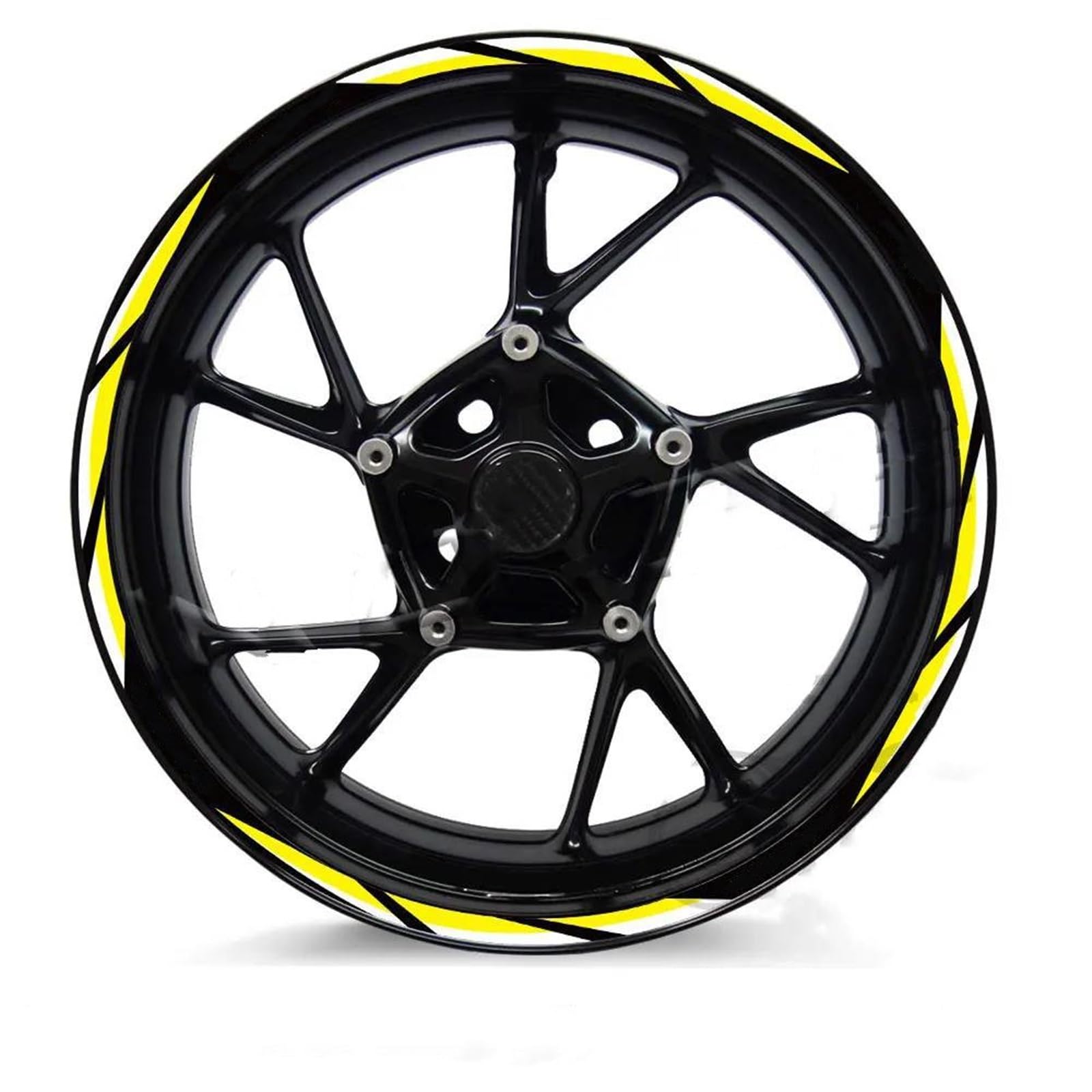 Motorcycle Wheel Stickers for Mv Agusta Brutale RR 1000RS 1000RR Assen 910R 800RR 675 990 750 Motorcycle Wheel Sticker Reflective Rim Decals Waterproof(17 Inch D)