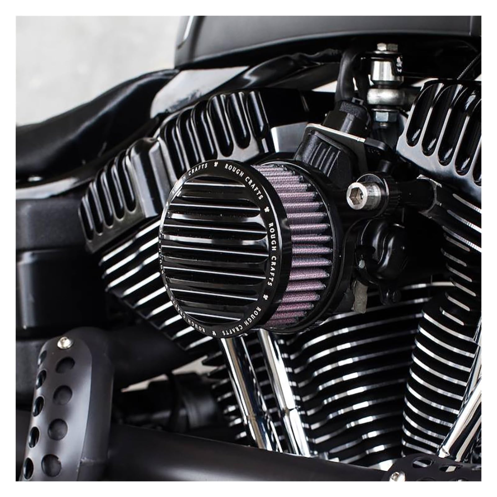 Filtre à Air Performance Pour Harley Sportster 883/1200 1991-2016 - Kit Admission Chromé, 4 Pouces