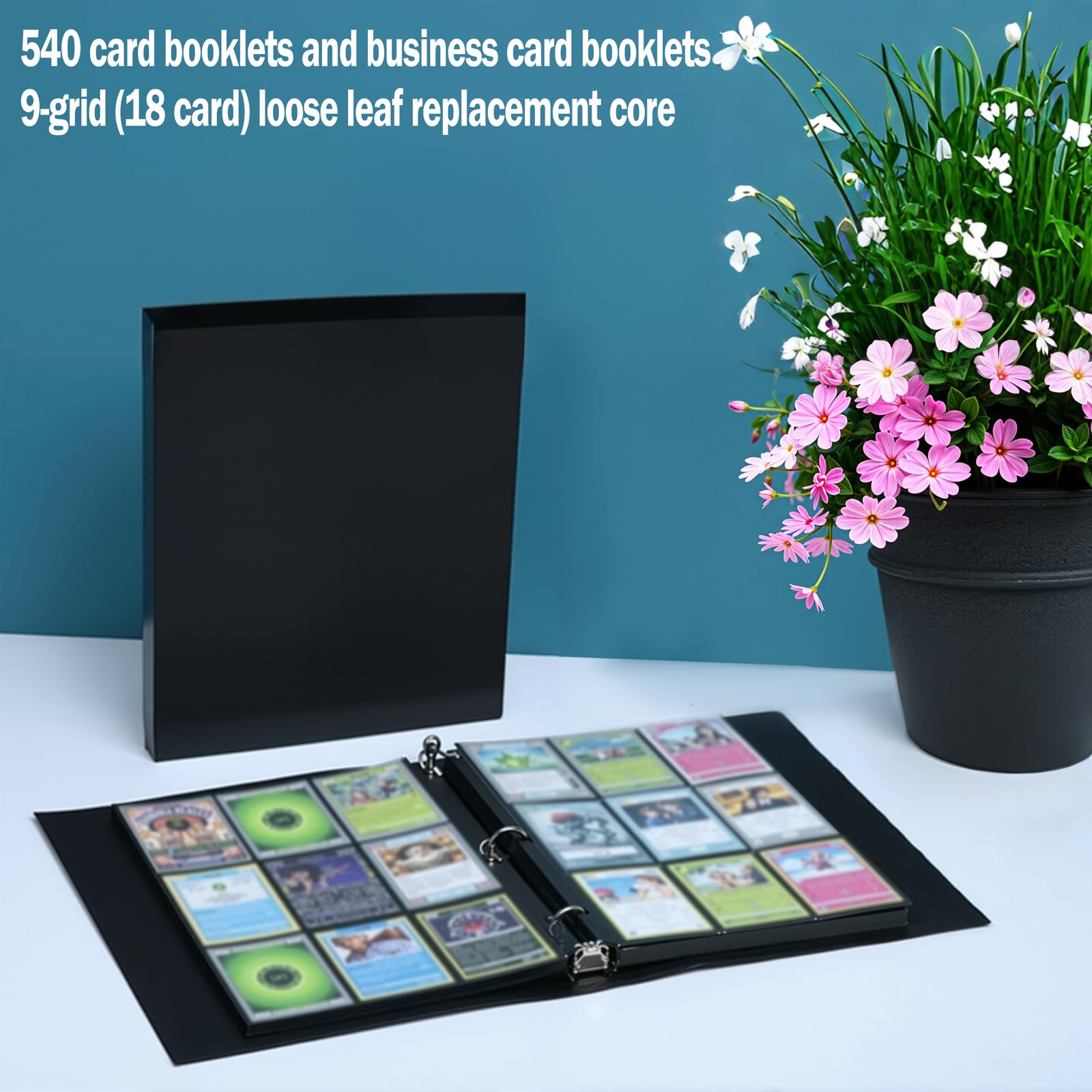 Album Carte Da Gioco Trasparente - 30 Pagine 540 Tasche Per Collezioni