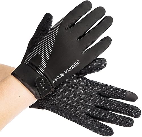 Miniatura 10 de Guantes de entrenamiento, protección completa de la palma y agarre extra, guantes de esgrima de pesca para gimnasio para levantamiento de pesas,
