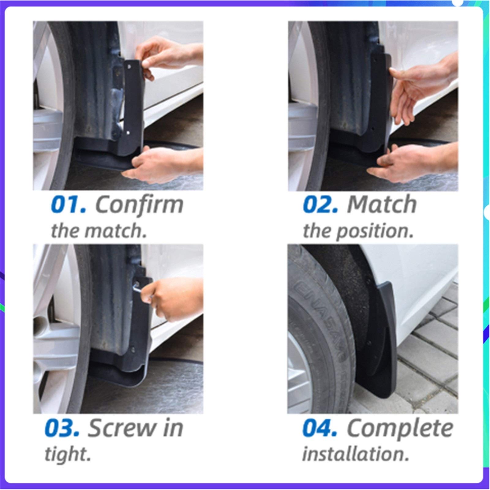 Garde-boue avant et arrière, for VW, MK2 7P, for Touareg, garde-boue 2011-2018