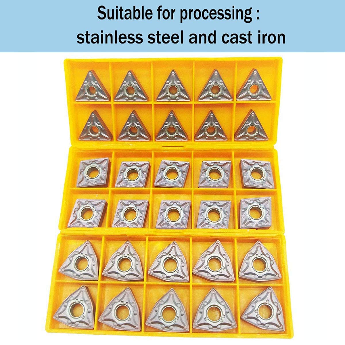 CNC Lathe Carbide Indexable Turning Tool Holder SER1616H16 SEL1616H16 with 2PCS 16ER/IR AG60 30PCS CNMG 431 WNMG 431 TNMG 331 30PCS CNMG 432 WNMG 432 TNMG 332 Indexable Carbide Turning Insert