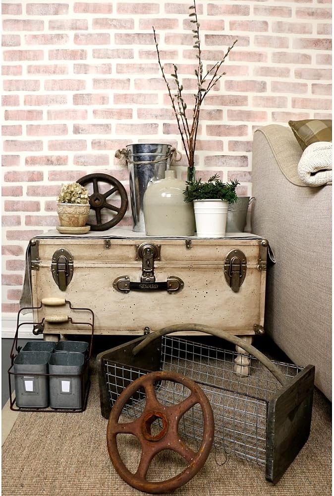 Bricks Wall Stencil - Reusable Large Stencil for Painting Walls - Easy DIY Room Makeover - Affordable Alternative to Wallpaper for Home Décor