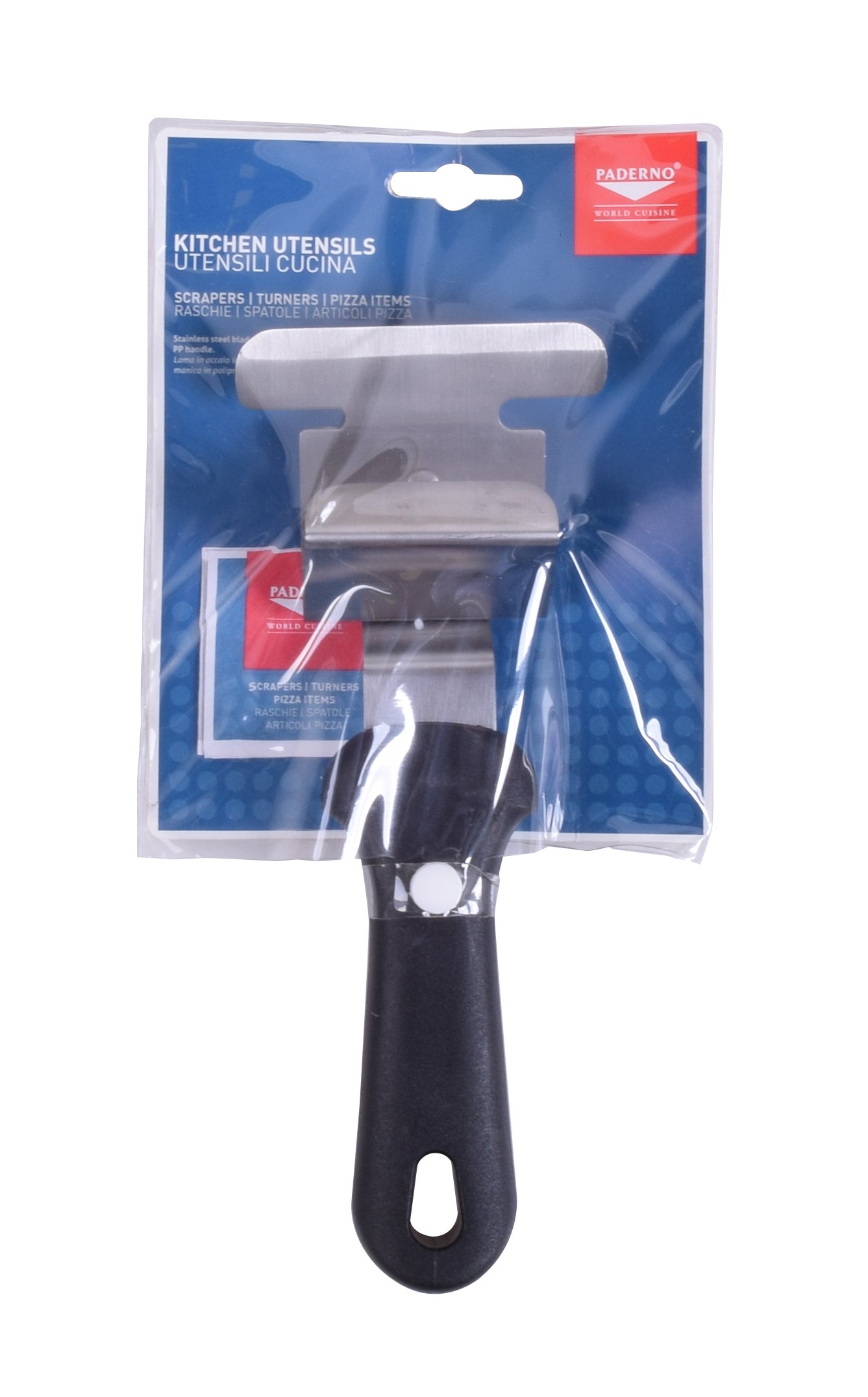 Pinza Per Teglie Paderno - Acciaio Inox, Manico Antiscivolo, Lunghezza 23cm