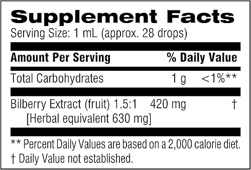 Miniatura 6 de Botanic Choice Extracto líquido sin alcohol de arándano, 1 onza líquida