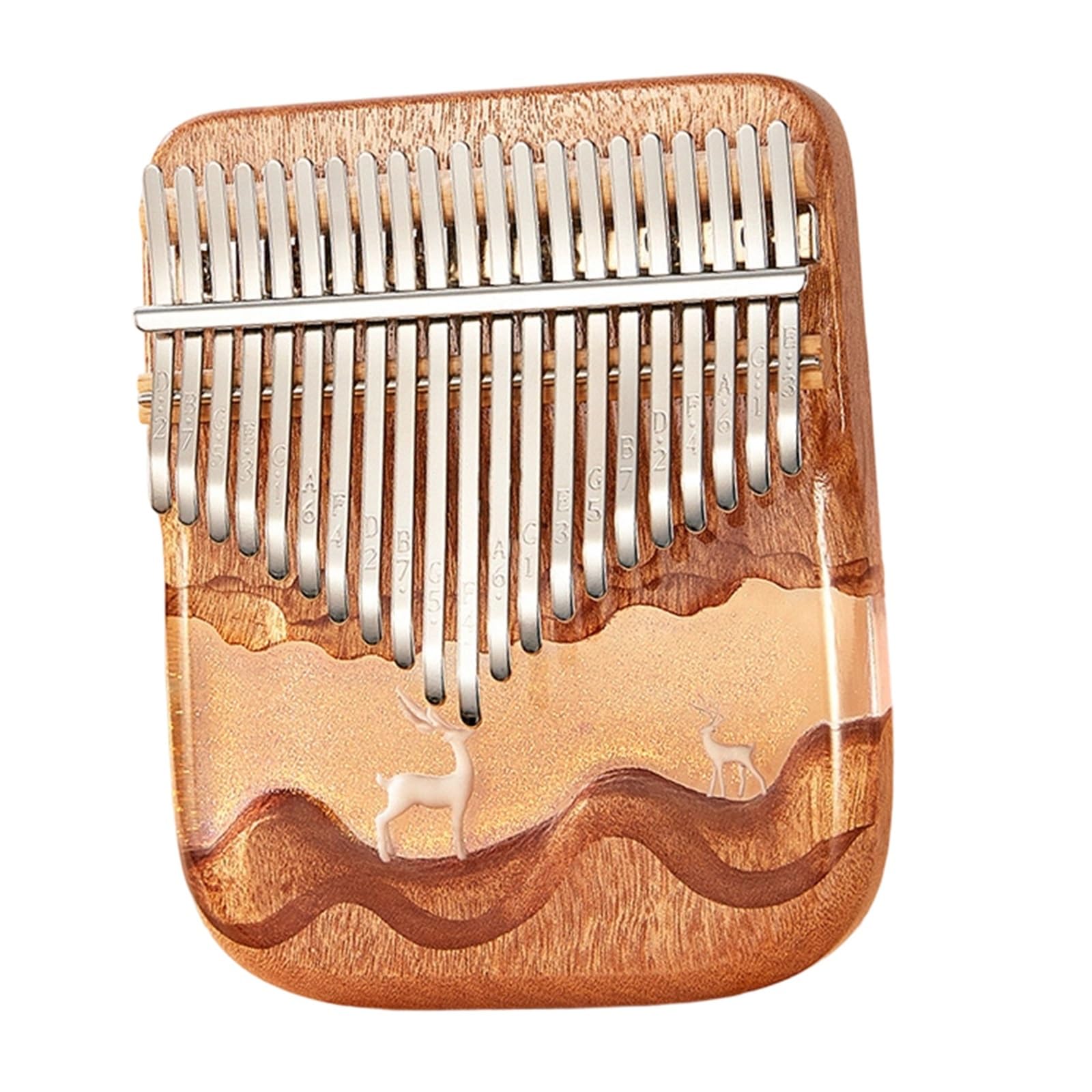 Strumento Musicale Kalimba Trasparente Acrilico A 17 Note Kalimba(3)