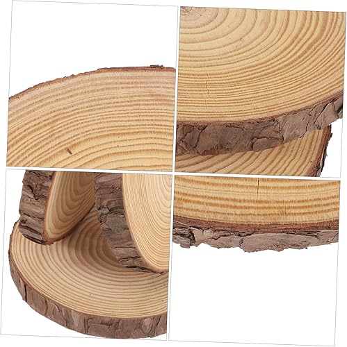 Miniatura 8 de FUNOMOCYA Juego de 3 piezas de piedra de madera para exteriores, decoración japonesa redonda de madera para exteriores, pavimentadora de jardín