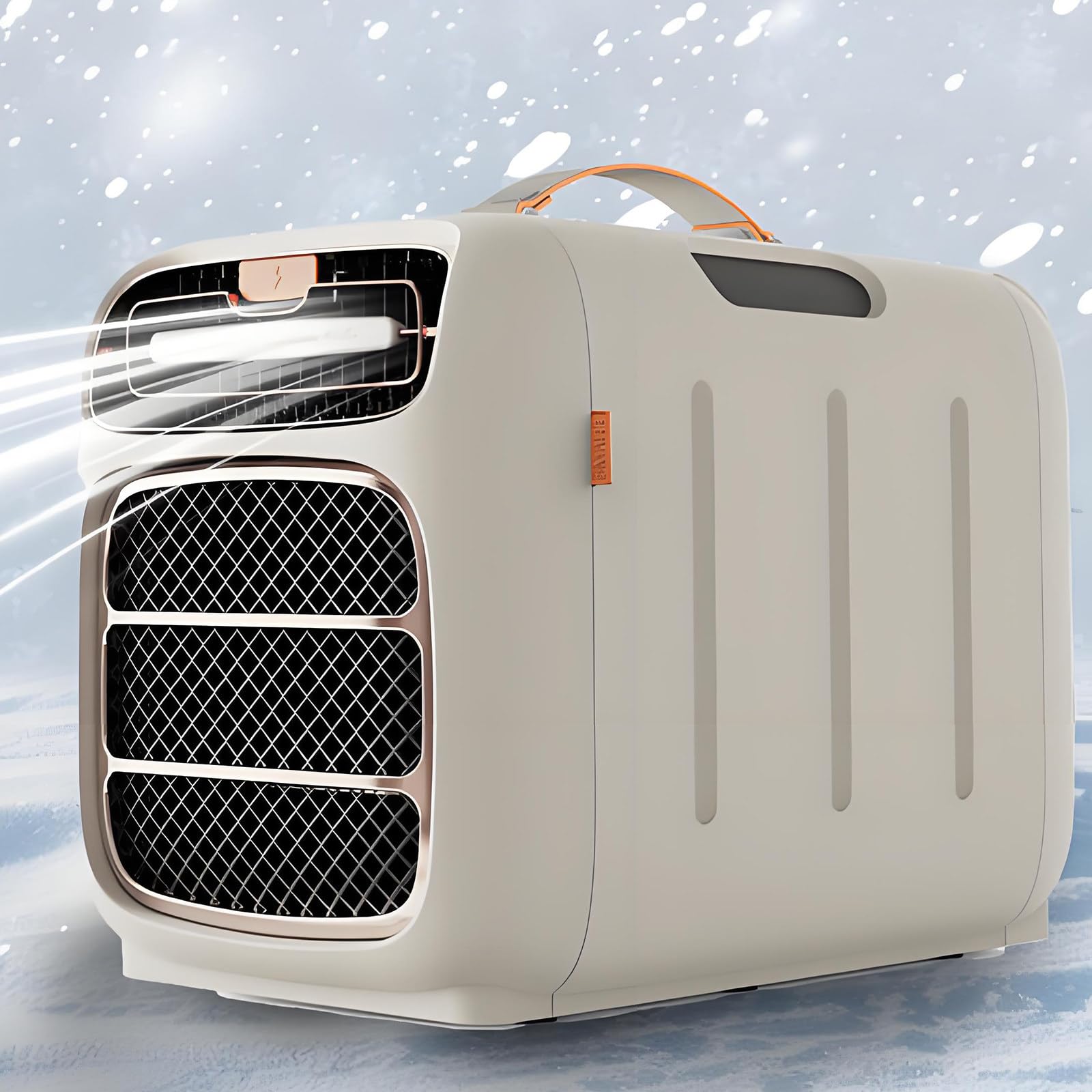 HuanSebesity Portable In-Car Air Conditioner,Camping Ac,Outdoor Ac for Tent,3 Fan Speeds,Dehumidification,Low Power Consumption for Car Tent Rv and Caravan cool