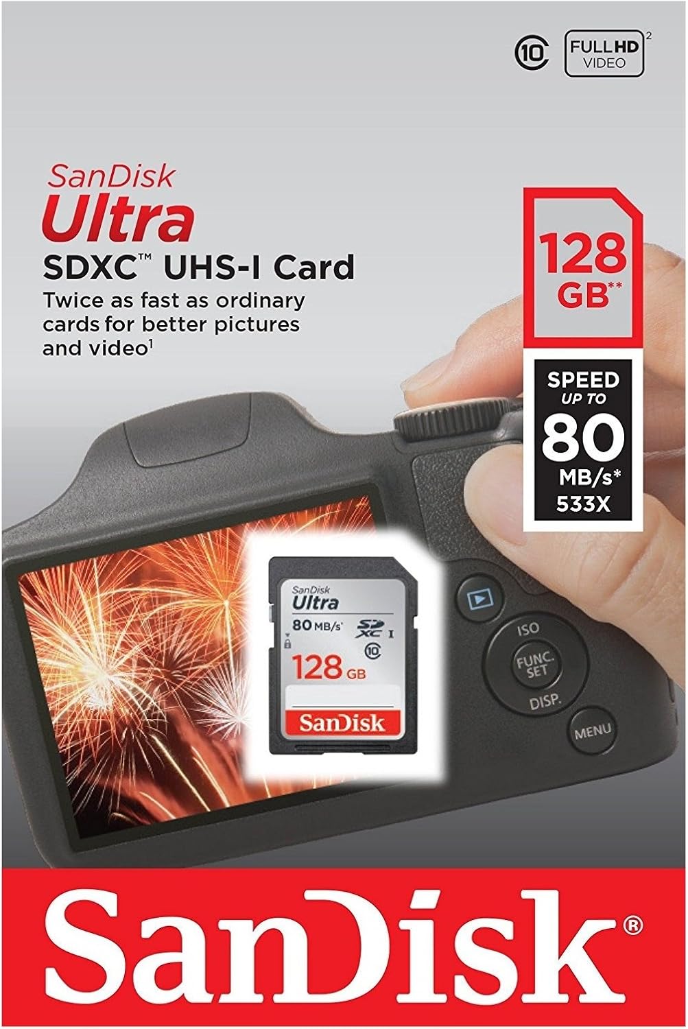 Best Seller SanDisk 128GB SDXC SD Ultra Memory Card Class 10 (SDSDUNC-128G-GN6IN) Works with Sony a7R IV (Sony a7r4) Mirrorless Digital Camera Bundle with (1) Everything But Stromboli Multi-Slot Card Reader 🛒 Crazy Deals SanDisk 128GB SDXC SD Ultra Memory Card Class 10 (SDSDUNC-128G-GN6IN) Works with Sony a7R IV (Sony a7r4) Mirrorless Digital Camera Bundle with (1) Everything But Stromboli Multi-Slot Card Reader