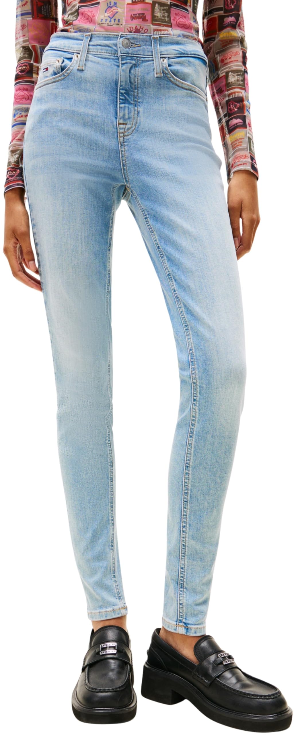 Tommy Jeans Damen Jeans Hose Nora Skinny Fit