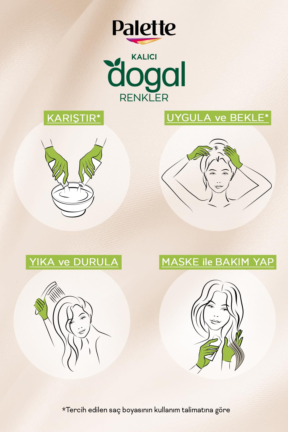 Palette Kalıcı Doğal Renkler 7-0 Kumral Shea Yağı & Yulaf Çekirdeği Özlü Saç Boyası