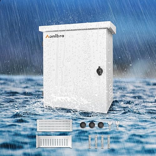 Caja eléctrica de acero inoxidable 304 16 "x 12" x 6" IP66 Caja eléctrica al aire libre Caja eléctrica impermeable adecuada para uso en interiores y