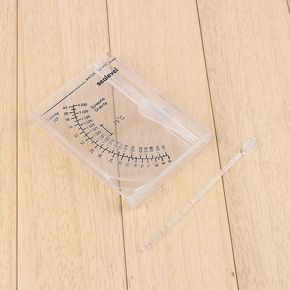 Hydrometer,Accurate Automatic Hydrometer SaltSalinity Meter Salinimeter for Fish ( Type)