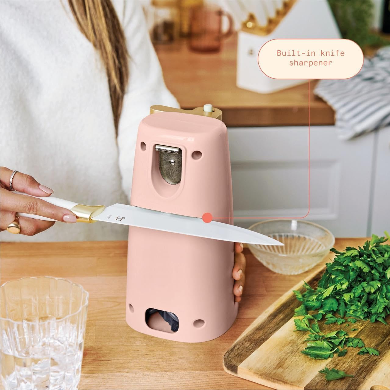 Electric Can Opener, One-Touch Operation and Automatic Shut-Off