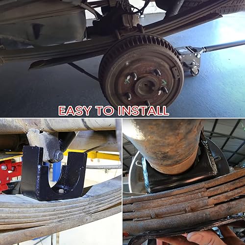 Miniatura 4 de Kit de volteo de eje trasero de 6 pulgadas para bajar camionetas pickup para camiones Chevy Silverado C1500 y GMC C1500 de media tonelada 1988-1998