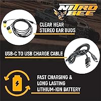 Vista 3 de Rugged Radios Nitro Bee (receptor de carreras, receptor de carrera)