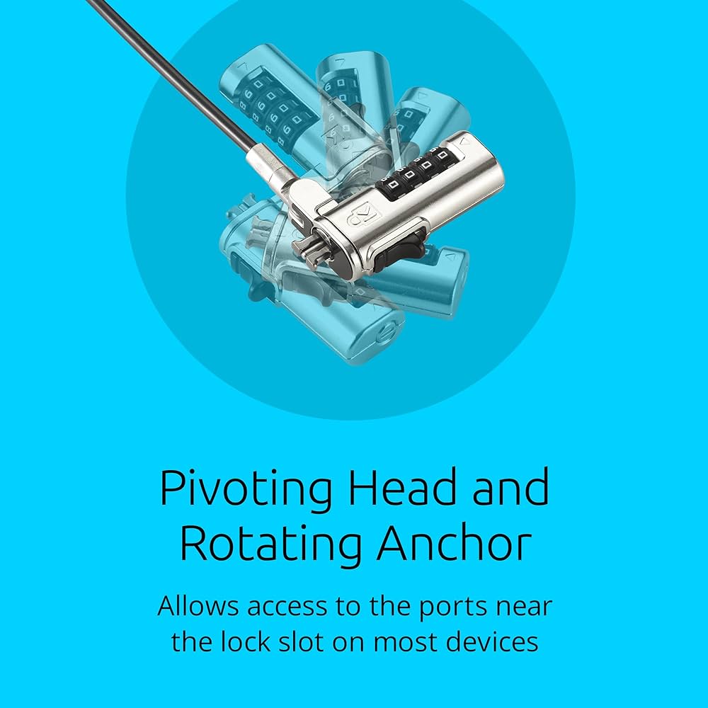 【CPC-L30】Ken Kensington Combination Laptop Lock for Standard Security